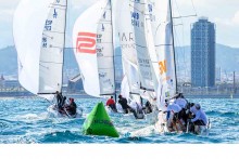 El J/70 'HSN Sailing Team', liderado por Javier Padrón, se impuso en las Barcelo