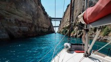 Mar Abierto - El canal de Corinto es utilizado por miles de barcos cada año para