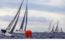 Una treintena de Cruceros, sumados a otros tantos J/70 en un segundo campo de re