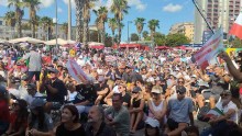 Los siempre animados tifossi italianos no consiguieron  que el Luna Rossa - Pire