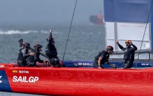 Alegría en la tripulación española tras su trabajada victoria en la cita de Sail