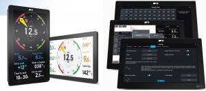 El nuevo display Alpha (izqu.) va de la mano de un nuevo sistema operativo en lo