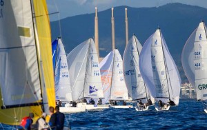 La cita de las Barcelona J70 Winter Series reunió a 26 J/70 de 9 países (Hungría