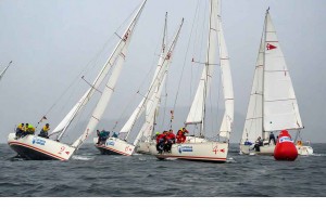 El MRCY de Baiona puso a disposición de los regatistas su flota de Beneteau Figa