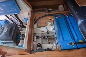 Mar Abierto Las dos grandes baterías de Li-Ion (2 x MG Energy Systems 14,4 kWh.)
