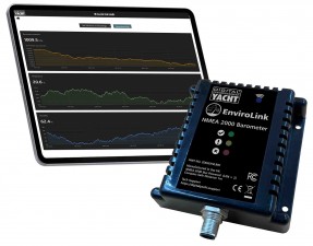 La datos atmosféricos pueden verse con el EnviroLINK en términos absolutos o en formato de gráfico de evolución. La datos atmosféricos pueden verse con el EnviroLINK en términos absolutos o en
