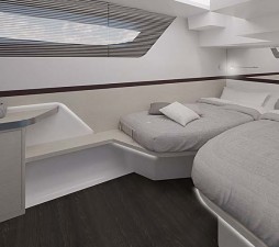 Mar Abierto Dos cabinas dobles con sus correspondientes cabinas de baño conforma