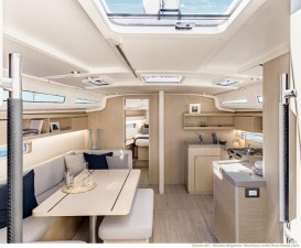 Mar Abierto Oceanis 40.1. El equilibrio  de volúmenes entre las distintas estanc