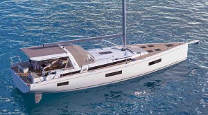 Mar Abierto La estética esterior del Oceanis Yacht 60 es discreta y elegante. Só