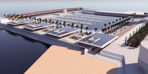 Imagen virtual de la completa renovación que va a sufrir el Port Olimpic en los 