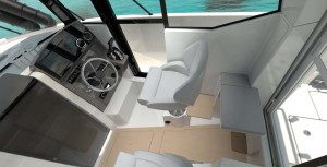 Mar Abierto - La consola de pilotaje tiene una visibilidad 360º y puerta lateral
