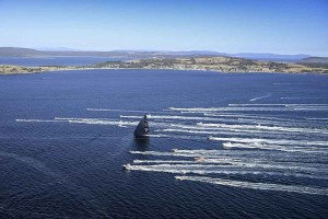 Bonita foto aérea del 'Master Lock Comenche' remontando en primer lugar en tiemp