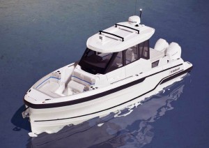 La versión Explorer de la Wellcraft 28 se entrega con timonería cerrada y 2 literas dobles en el interior. La versión Explorer de la Wellcraft 28 se entrega con timonería cerrada y 2 lite