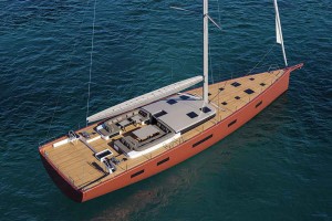 Mar Abierto Popa abierta y sobrecabina rectangular en el nuevo Y8 del astillero 