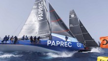 Un viento consistente sopló en todas las regatas de los TP52 en Marina Rubicón.
