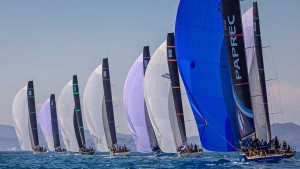 Las regatas del circuito TP52 son muy atractivas de ver por TV para los aficiona